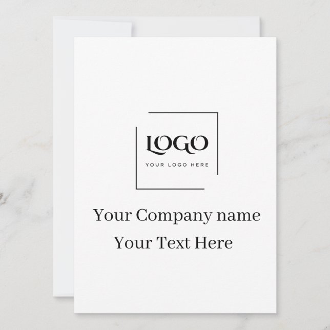 Elegant custom your logo template (Front)