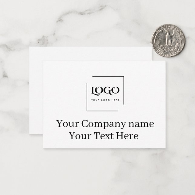 Elegant custom your logo template (Front/Back In Situ)