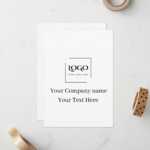 Elegant custom your logo template