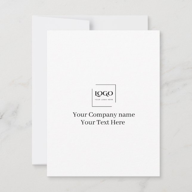 Elegant custom your logo template (Front)
