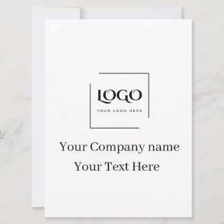 Elegant custom your logo template