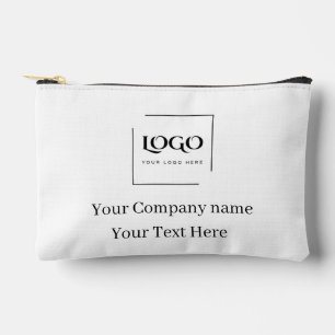 Elegant custom your logo template accessory pouch