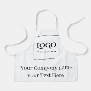 Elegant custom your logo template apron