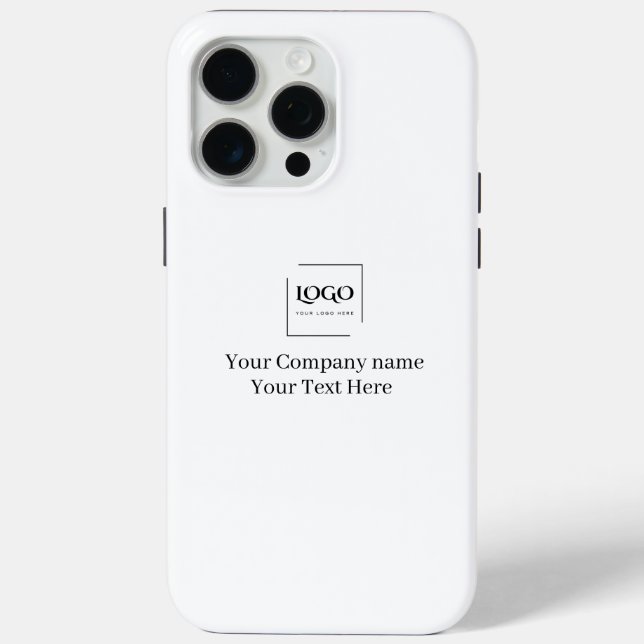 Elegant custom your logo template Case-Mate iPhone case (Back)