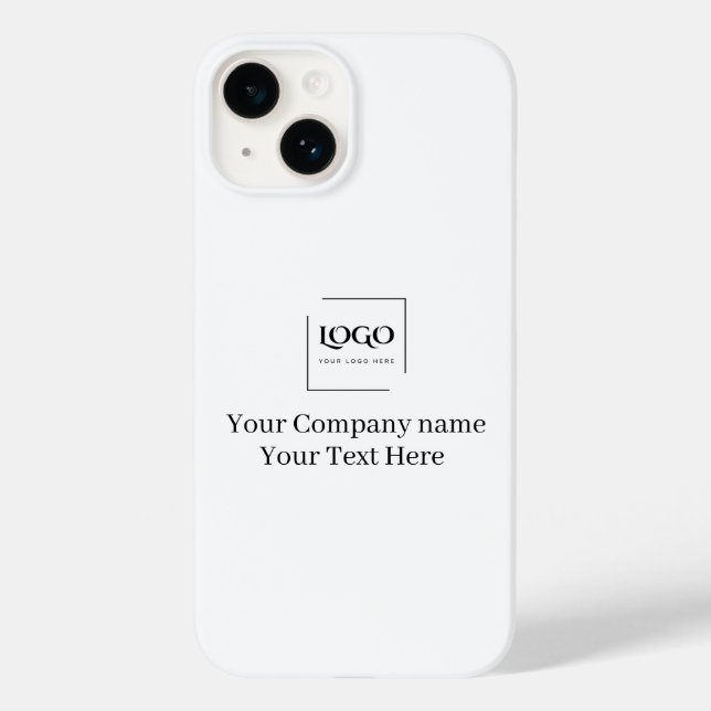 Elegant custom your logo template Case-Mate iPhone case (Back)