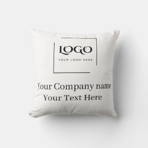 Elegant custom your logo template cushion
