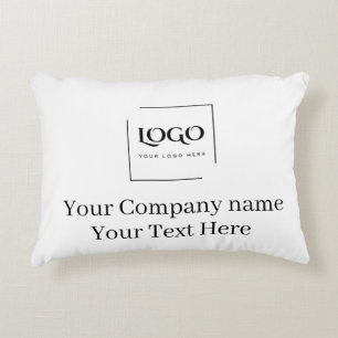 Elegant custom your logo template decorative cushion