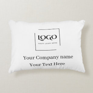 Elegant custom your logo template decorative cushion