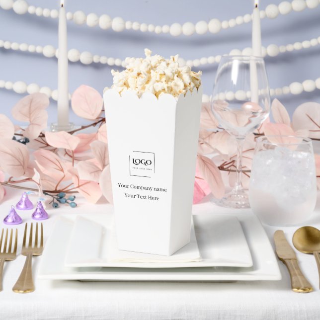 Elegant custom your logo template favour box (Wedding)