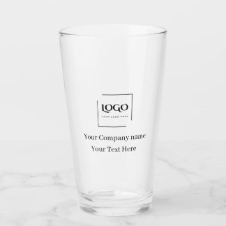 Elegant custom your logo template glass
