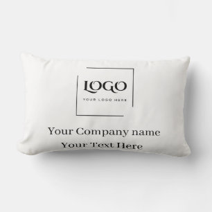 Elegant custom your logo template lumbar cushion