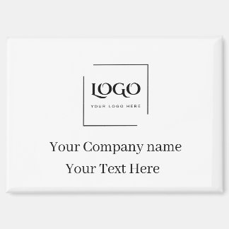Elegant custom your logo template magnet