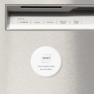 Elegant custom your logo template magnet