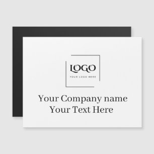 Elegant custom your logo template magnetic invitation