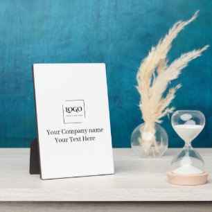 Elegant custom your logo template plaque