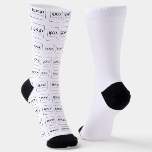 Elegant custom your logo template socks