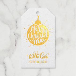 Elegant Customisable Christmas Seasons Greetings F Gift Tags