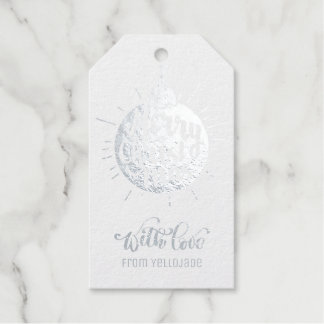 Elegant Customisable Christmas Seasons Greetings Gift Tags