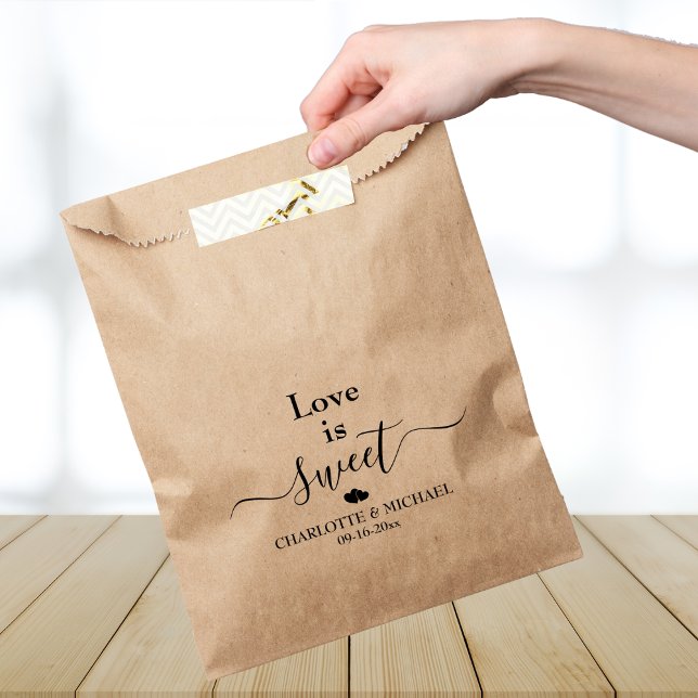 Elegant Customisable Favour Bags For Weddings (Elegant Customizable Favor  Kraft Paper Bags For Weddings)