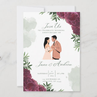 Elegant Customisable Wedding Invitation