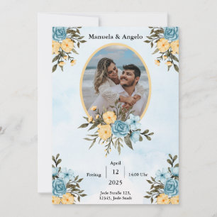 Elegant Customisable Wedding Invitation Stylish