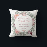 Elegant Customise Thank You Cushion<br><div class="desc">Elegant Customise Thank You Throw Pillow</div>