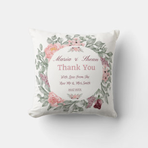 Elegant Customise Thank You Cushion