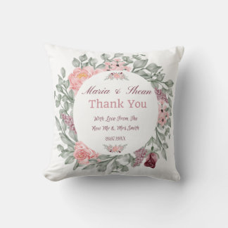 Elegant Customise Thank You Cushion