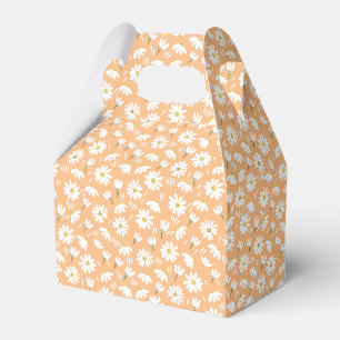 Elegant Customised Chamomile Floral Favour Box