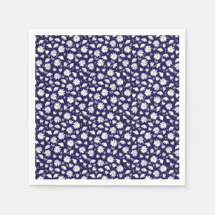 Elegant Customised Chamomile Floral Napkin