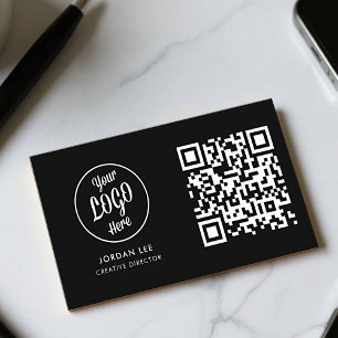 Elegant Customizable QR Code Business Card