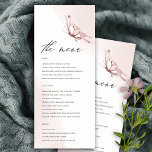 ELEGANT CUTE BLUSH WATERCOLOR BUTTERFLY WEDDING MENU<br><div class="desc">If you need any further customisation please feel free to message me on yellowfebstudio@gmail.com.</div>