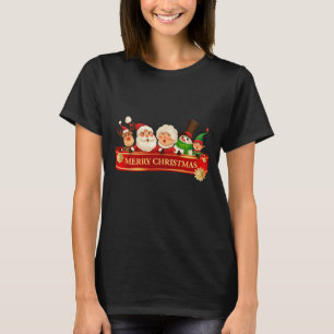 Elegant Cute Merry Christmas, Happy New Year T-Shirt