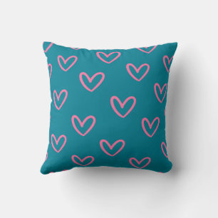 Elegant Cute Modern Trendy Heart Simple Cushion