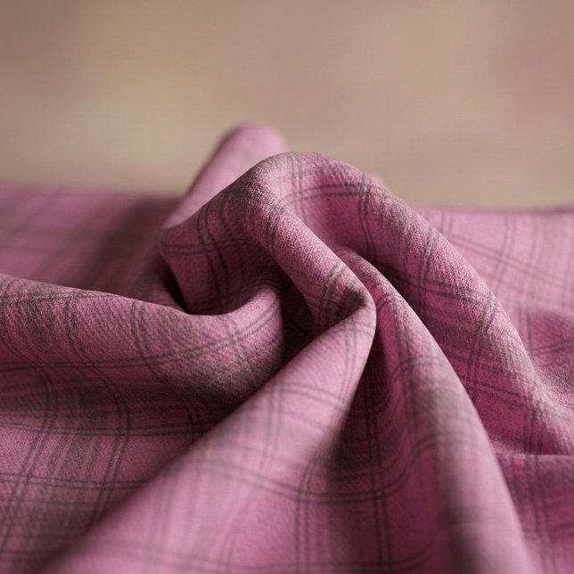 Elegant Cute Pink Tartan Plaid Pattern Fabric (Creator Uploaded)