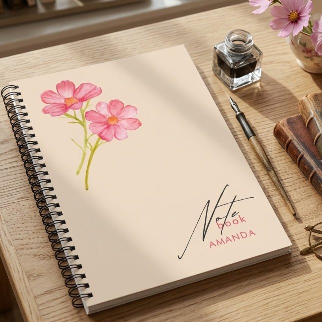 Elegant Cute Trendy Floral Notebook (Creator Uploaded)
