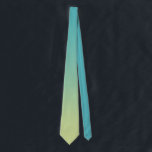 Elegant Cyan Green Colourful Ombre Gradient Tie<br><div class="desc">Elegant Cyan Green Colourful Ombre Gradient neck tie. Matching items available.</div>