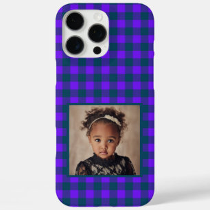 Elegant Dad Fathers Day Gifts Plaid Print iPhone 16 Pro Max Case