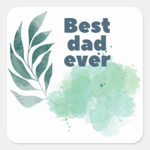 Elegant Dad Sticker   fatherhood