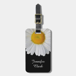Elegant Daisy Custom Luggage Tag