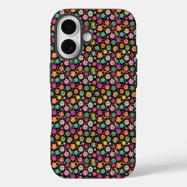   Elegant  Daisy Flower Pattern Case-Mate iPhone Case (Back)