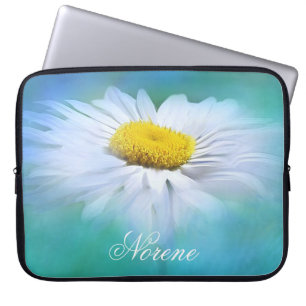 Elegant Daisy Laptop Sleeve