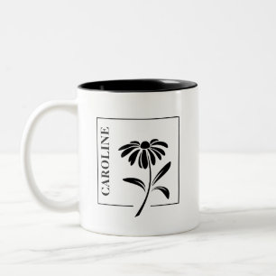 Elegant Daisy Mug – A Personalized Gift