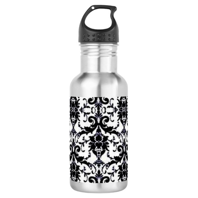 Elegant Damask 710 Ml Water Bottle (Front)
