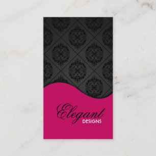 Elegant Damask Business Card