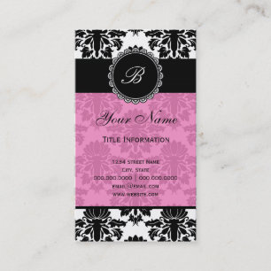Elegant Damask Business Card
