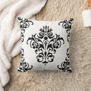 Elegant Damask Cushion