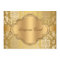 Elegant Damask Floral Swirl Gold Anniversary RSVP