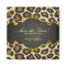 Elegant Damask Leopard Save the Date  Magnets