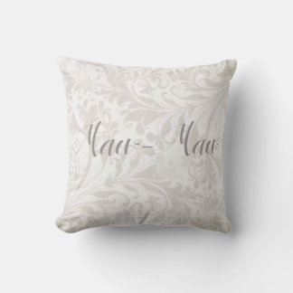 Elegant Damask Maw-Maw Throw Pillow